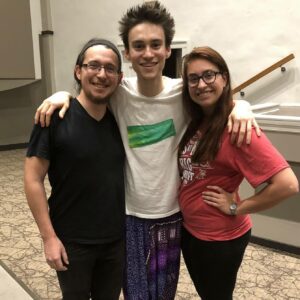 Meeting your heroes is a wonderful experience. Jacob Collier, with Daniel & his girlfriend, Maci