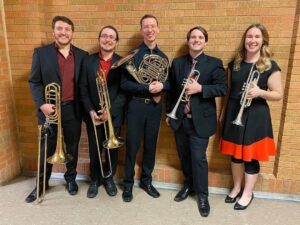 UNT's Graduate Brass Quintet, 2020